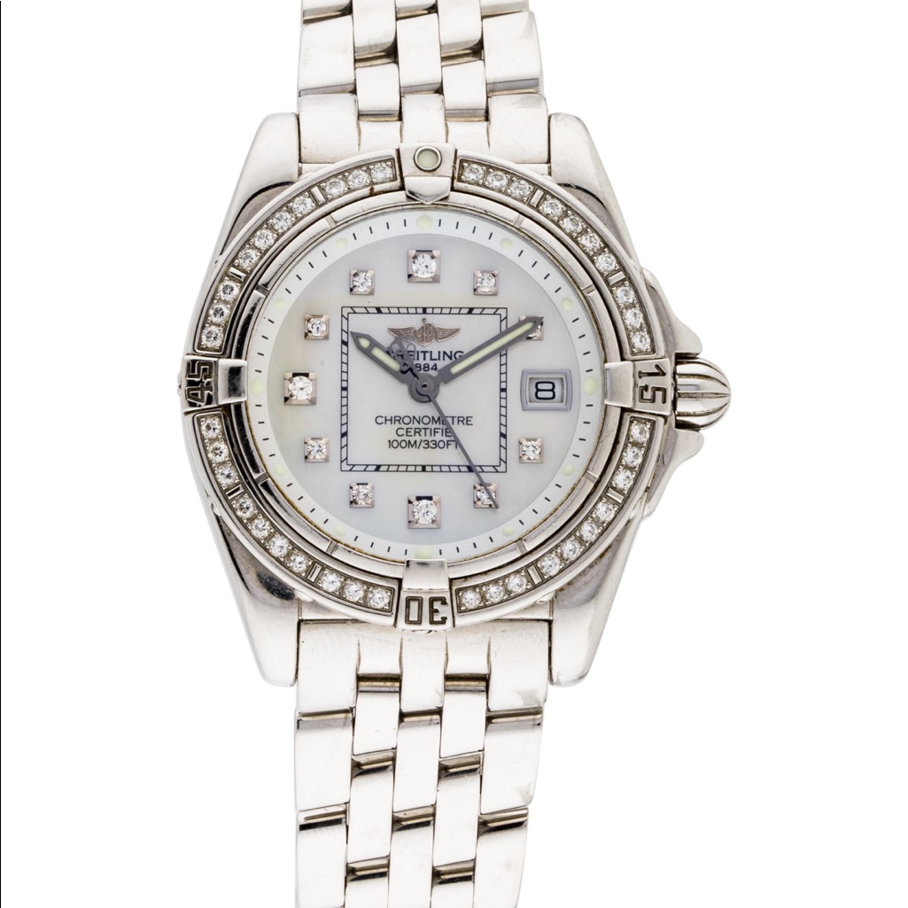 Authentic 32mm Breitling Galactic Watch